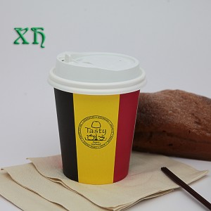 8oz 250ml papír kávéscsésze design gyártók