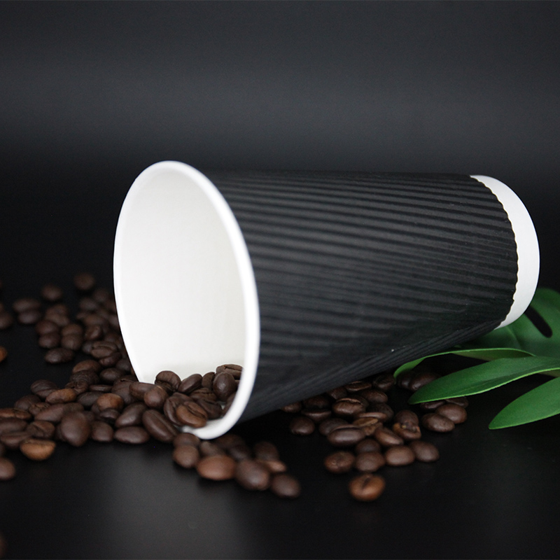 Ripple Wall Paper Cup dupla tapéta kávéscsészék nagykereskedelme